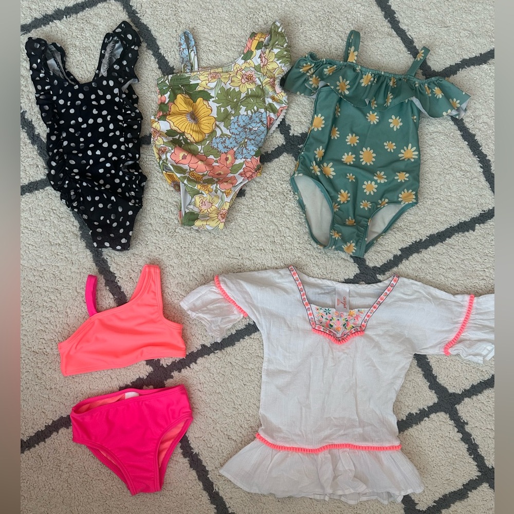 Toddler girl swimsuits & cover up